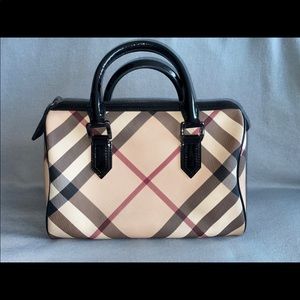 Burberry Nova Check Bowling Bag